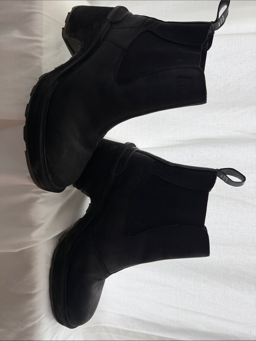 Sorel Black Chelsea Ankle Booties